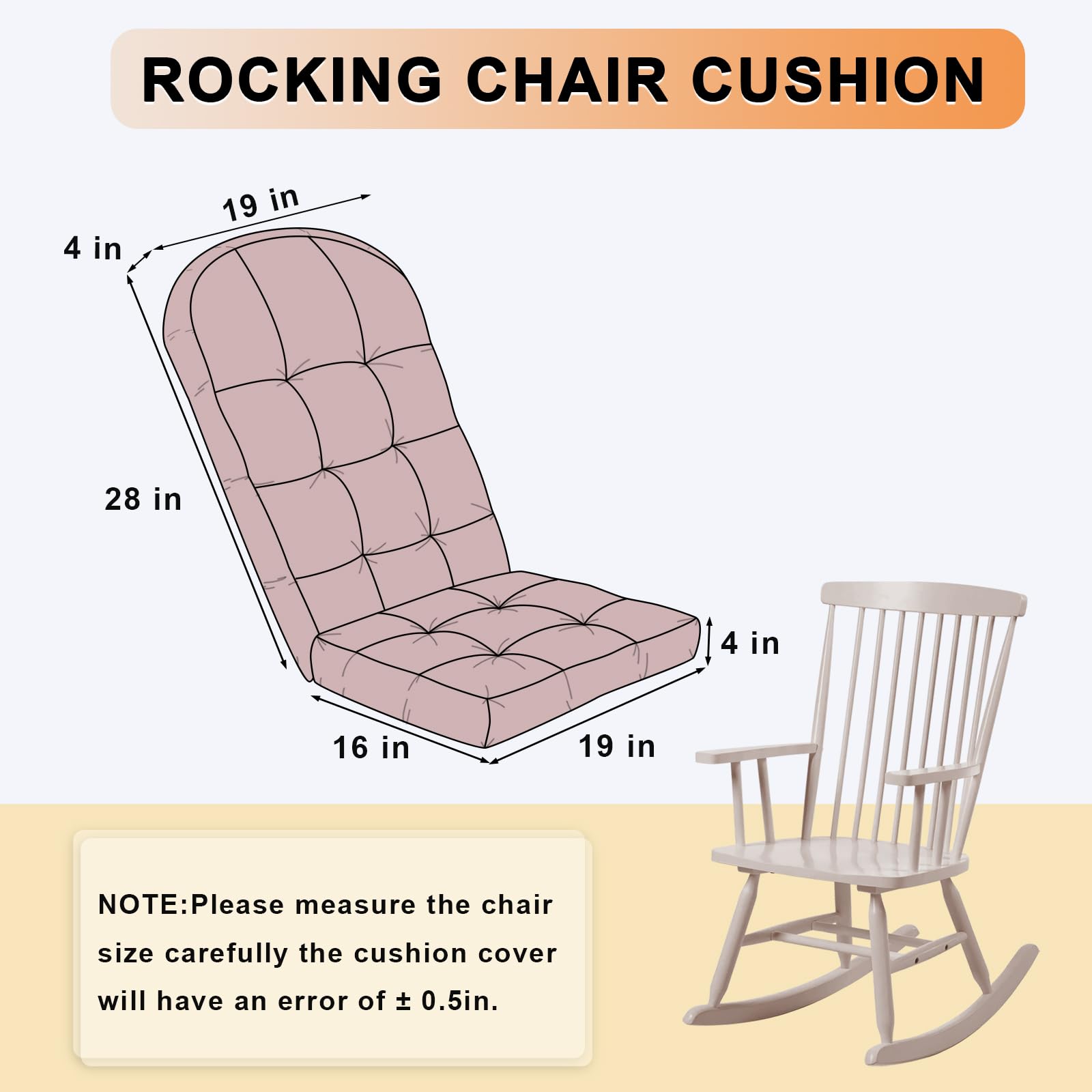 ROFIEJOX in nursery glider lifestyle shows cozy, stable seating benefit