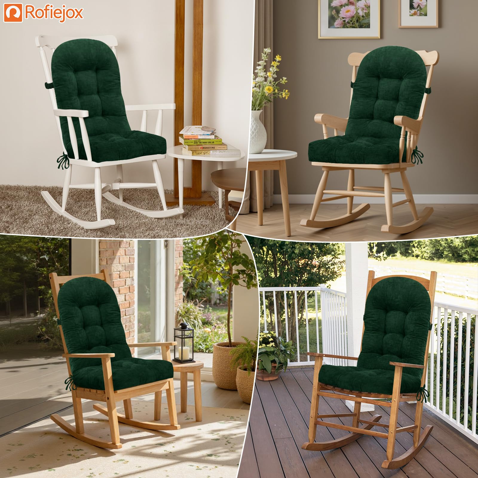 ROFIEJOX tie straps fastened on chair demonstrating secure anchor and stable fit