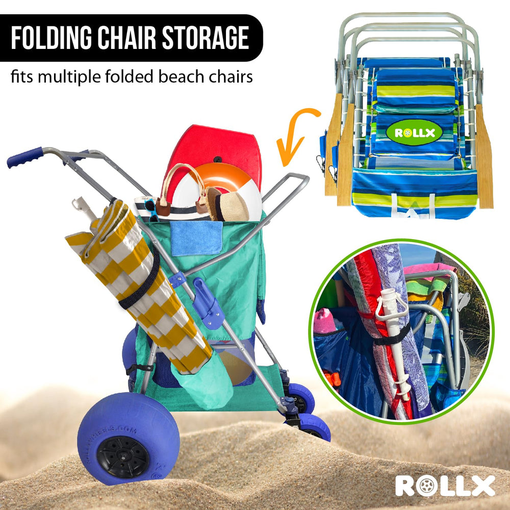RollX comfort-grip handle and steel frame close-up for durable towing benefit