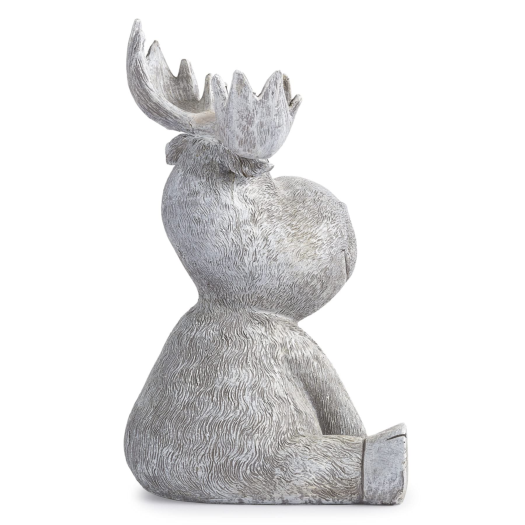Roman Pudgy Moose on a porch vignette adding playful curb appeal and personality