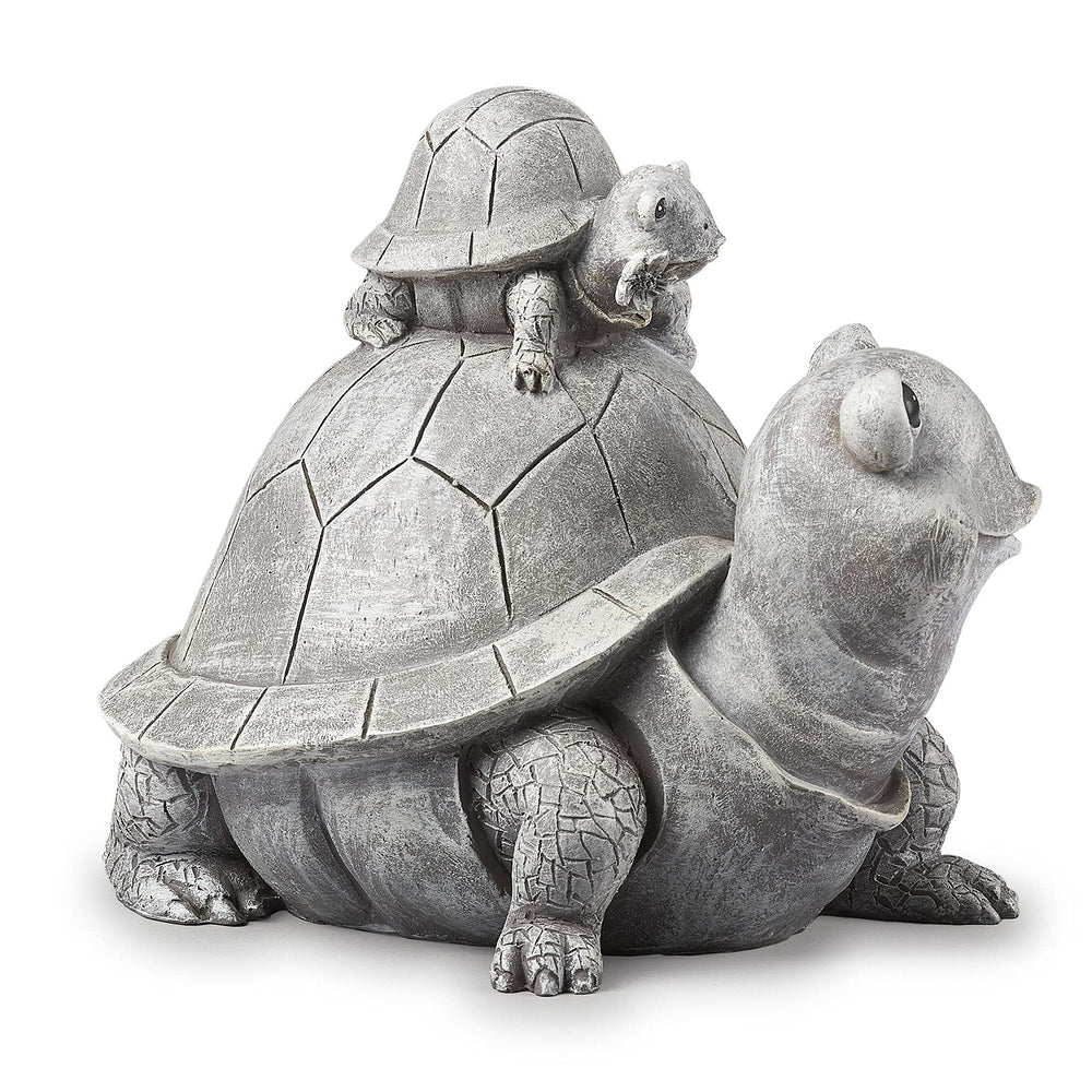 Roman Pudgy Pals turtle scale with hand showing compact size and easy placement