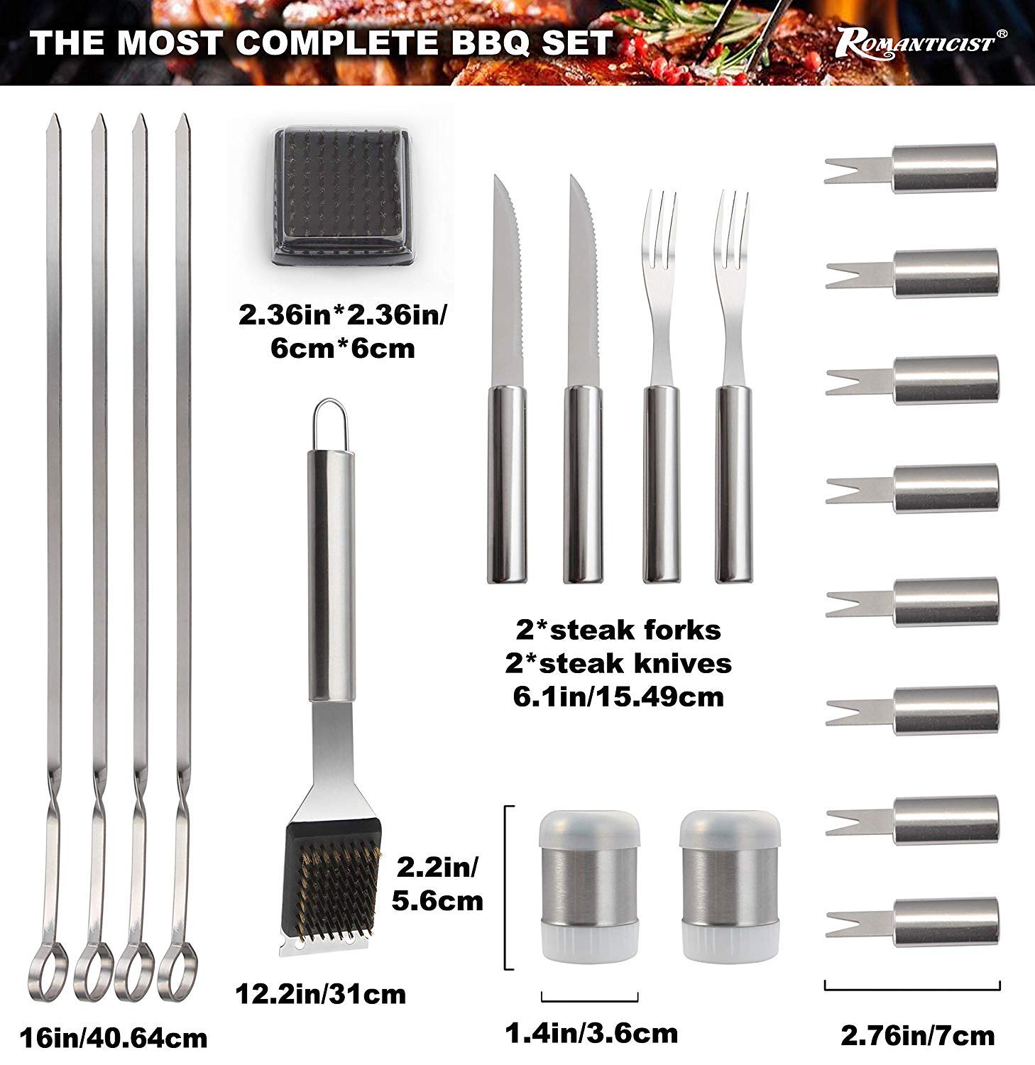 ROMANTICIST digital thermometer reading meat temperature for precise cooking