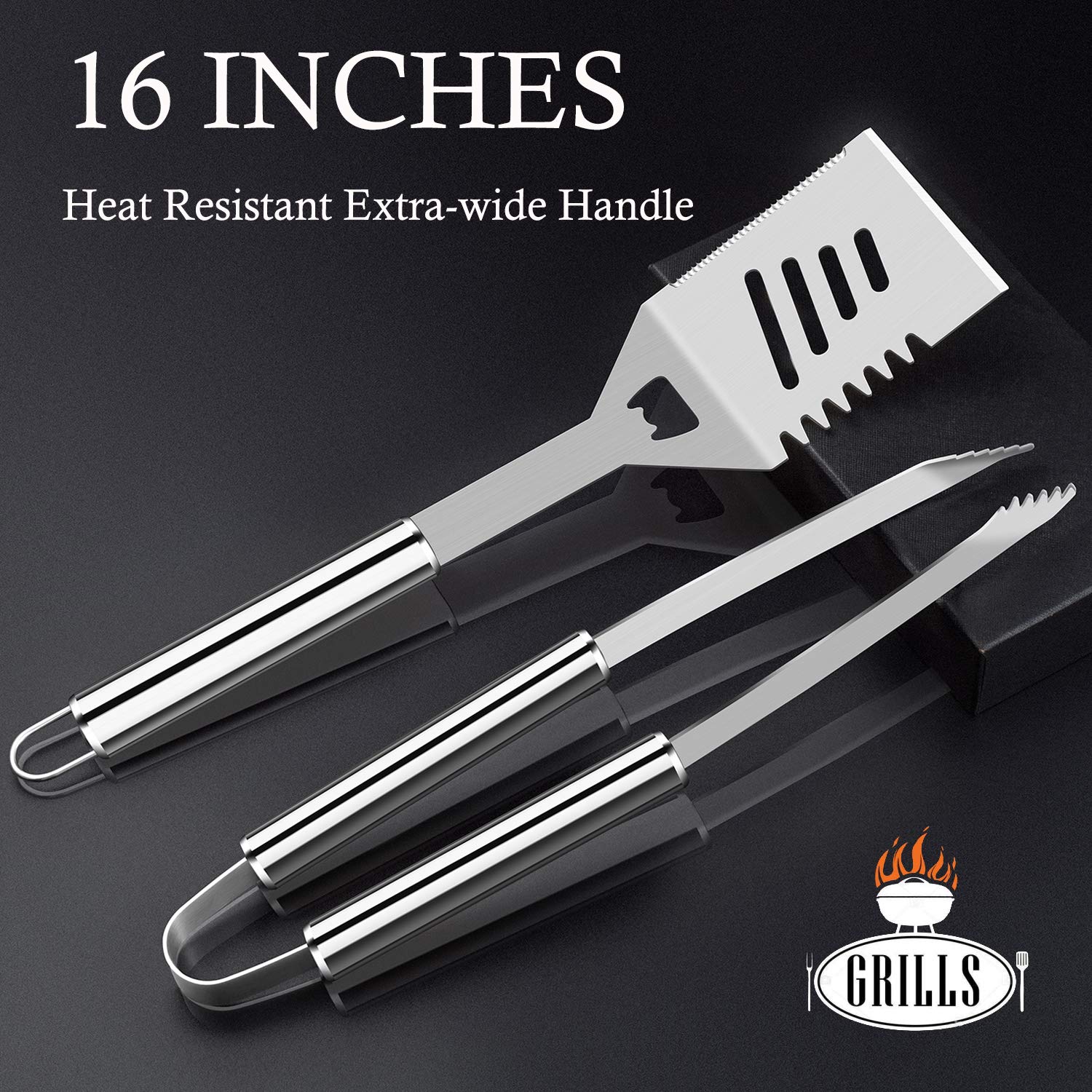 ROMANTICIST close-up of all 26 stainless-steel tools showing complete kit advantage