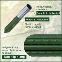 ROMODEN close-up of pointed tip for easy ground insertion and stability