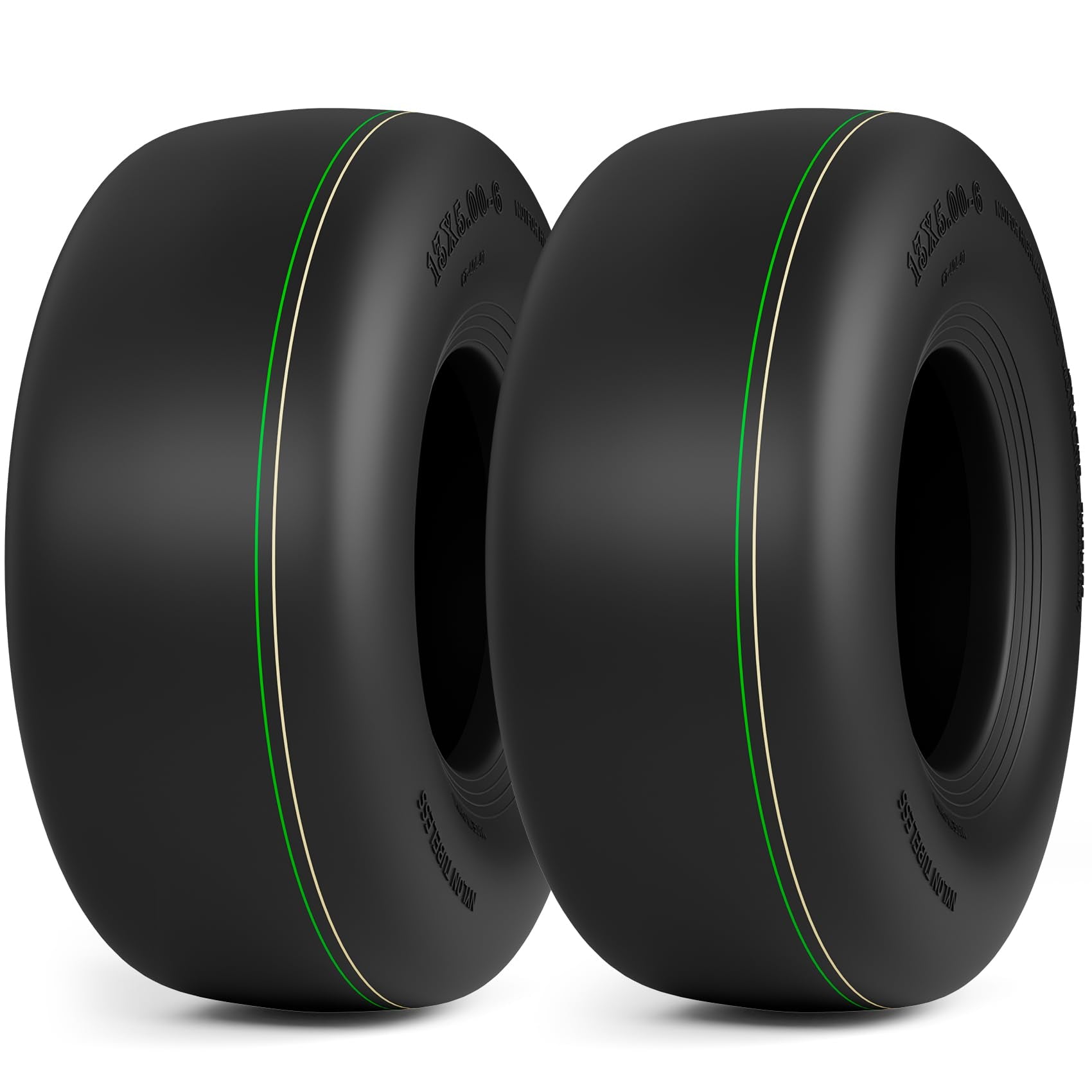 RONPOW front view showing tire tread and size, highlighting easy installation benefit