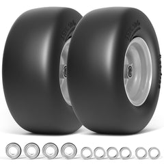 RONPOW front view of tire and alloy wheel showing durability benefit