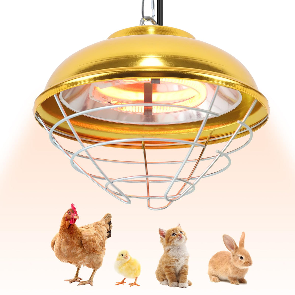 Roodike heater front view showing compact durable design and quick warming