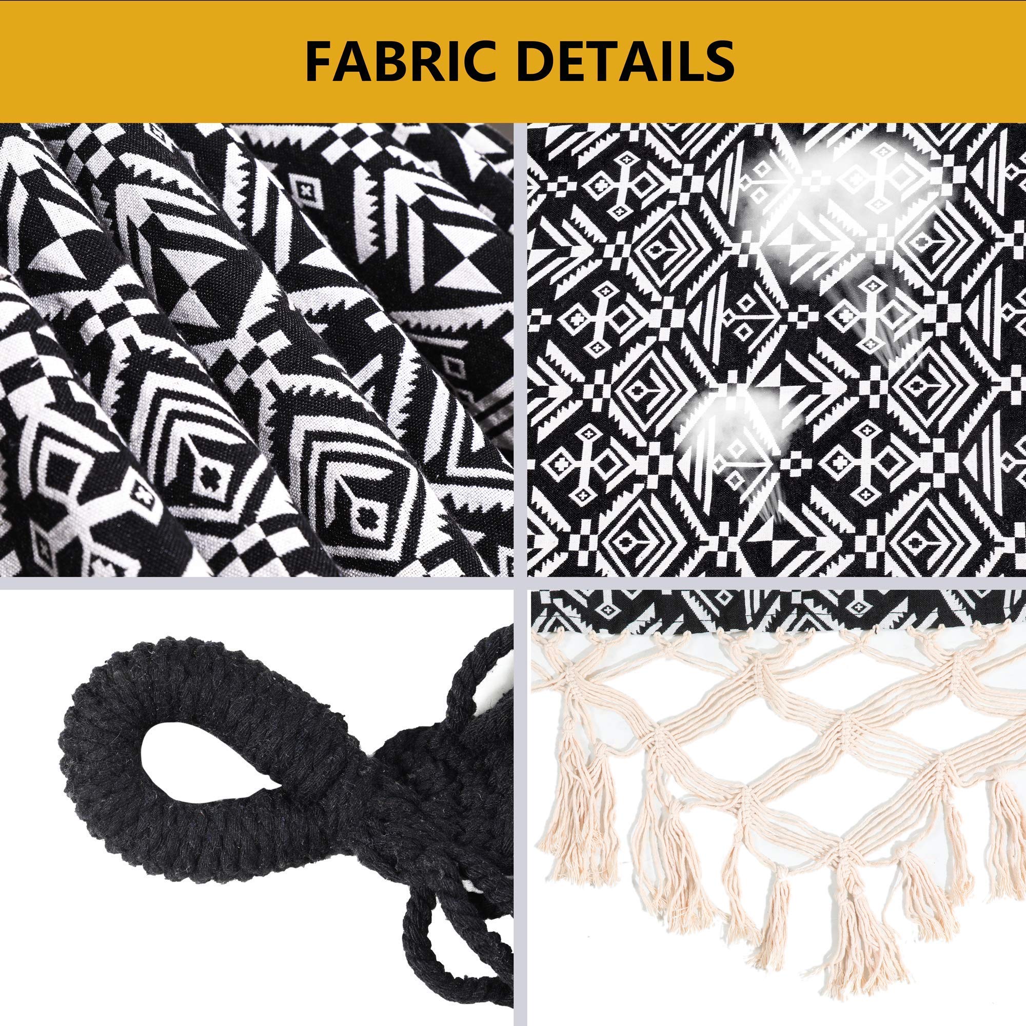 ROOITY close-up of woven cotton texture showing breathable comfort and support