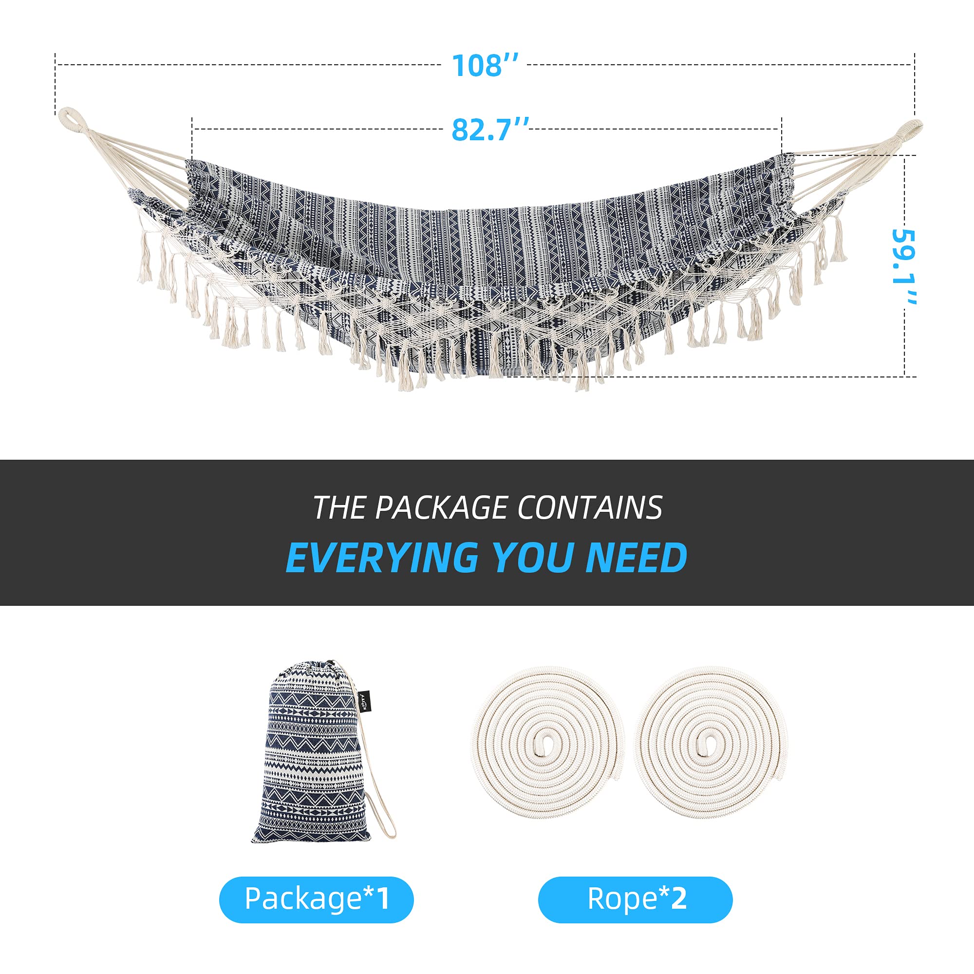 ROOITY close-up of macramé fringe highlighting craftsmanship and textured comfort