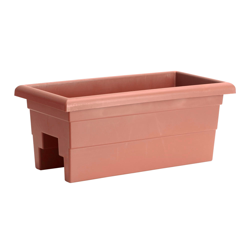 Root & Vessel front view of 24 inch terra planter showing sleek matte finish and fitting benefit