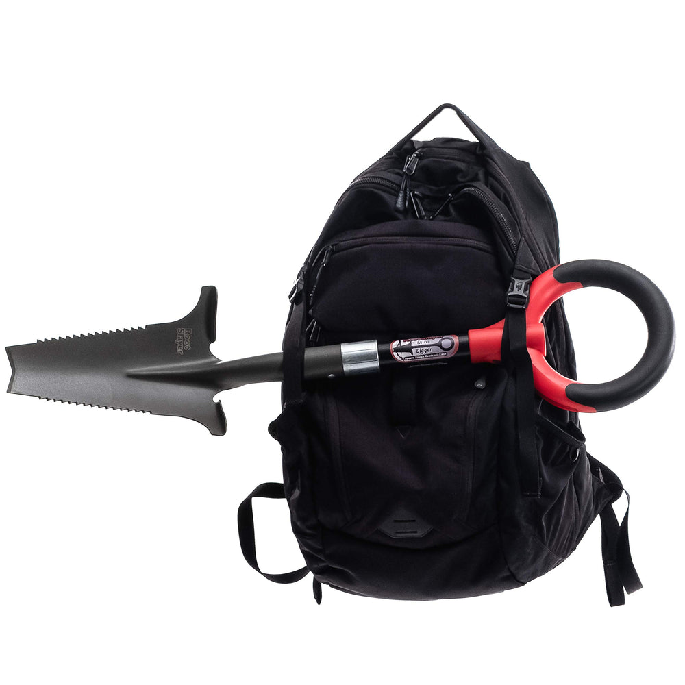 Root Slayer inverted V tip action piercing soil for precise digging benefit