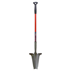 Root Slayer Nomad front view showing red blade and compact design for portability