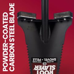 Root Slayer RS241 wide foot platform detail for stable downward pressure