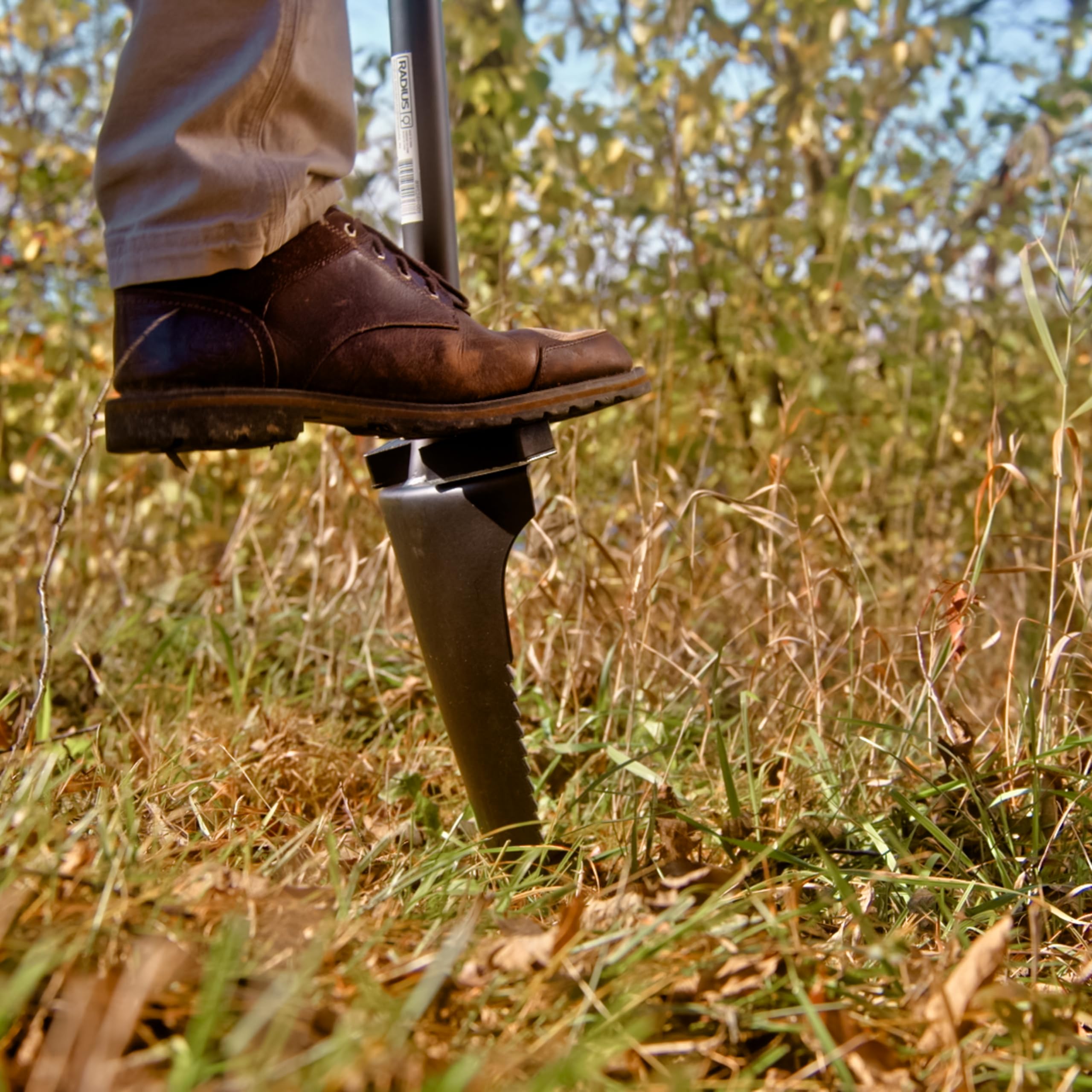 Root Slayer RS241 in use cutting roots and easing removal with power