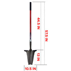 Root Slayer serrated blade closeup highlighting cutting teeth for slicing roots