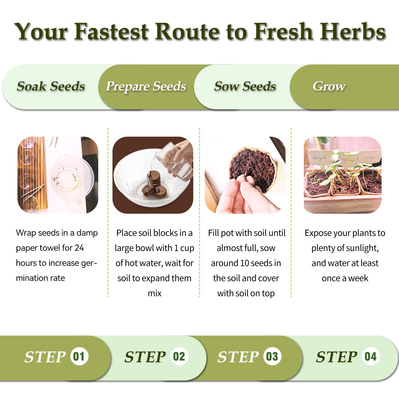 ROOTCRAFT herb planter displayed in kitchen showing fresh-cooking convenience benefit