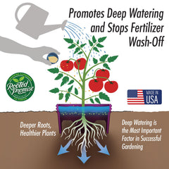 Rooted Promise close-up of solid wall texture highlighting leak-free water containment