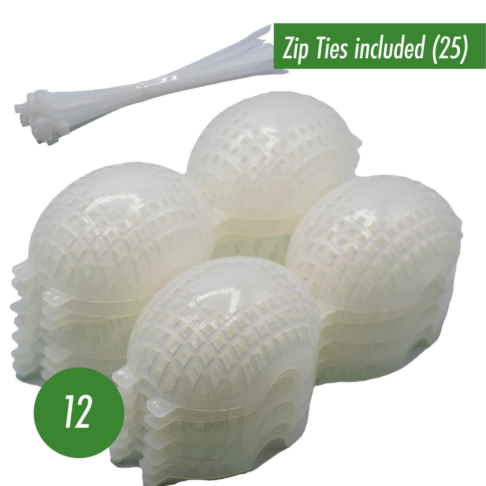 Rooted Promise pod secured with zip tie showing stable closure benefit