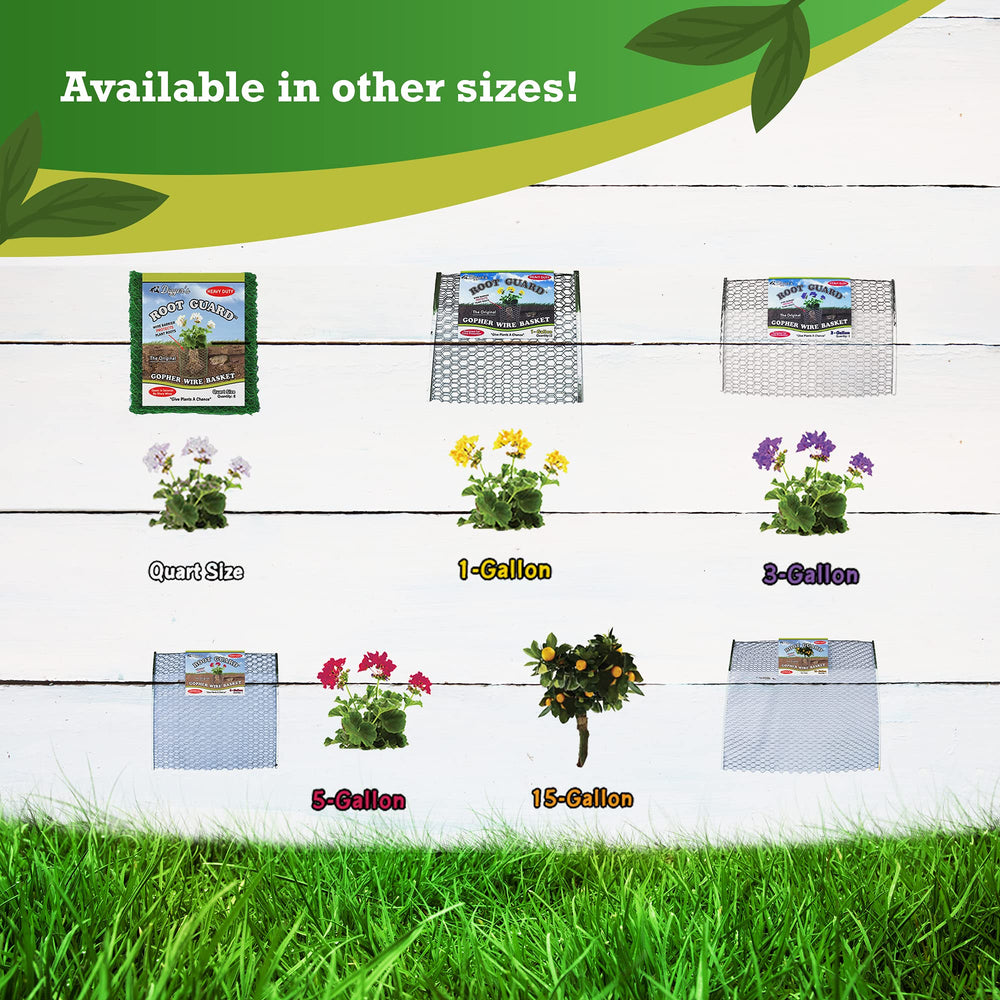 RootGuardTM used by gardener planting bulbs showing easy installation benefit
