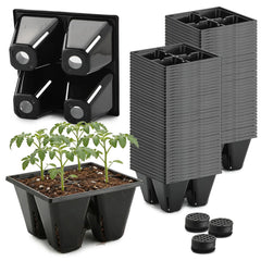 RooTrimmer front view of 4-cell tray showing sturdy design and durability