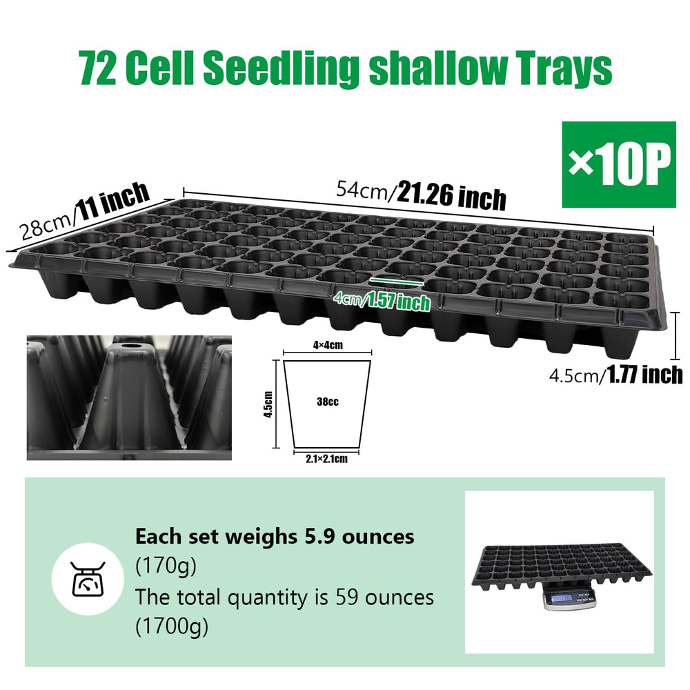 RooTrimmer close-up of cell depth illustrating root space benefit