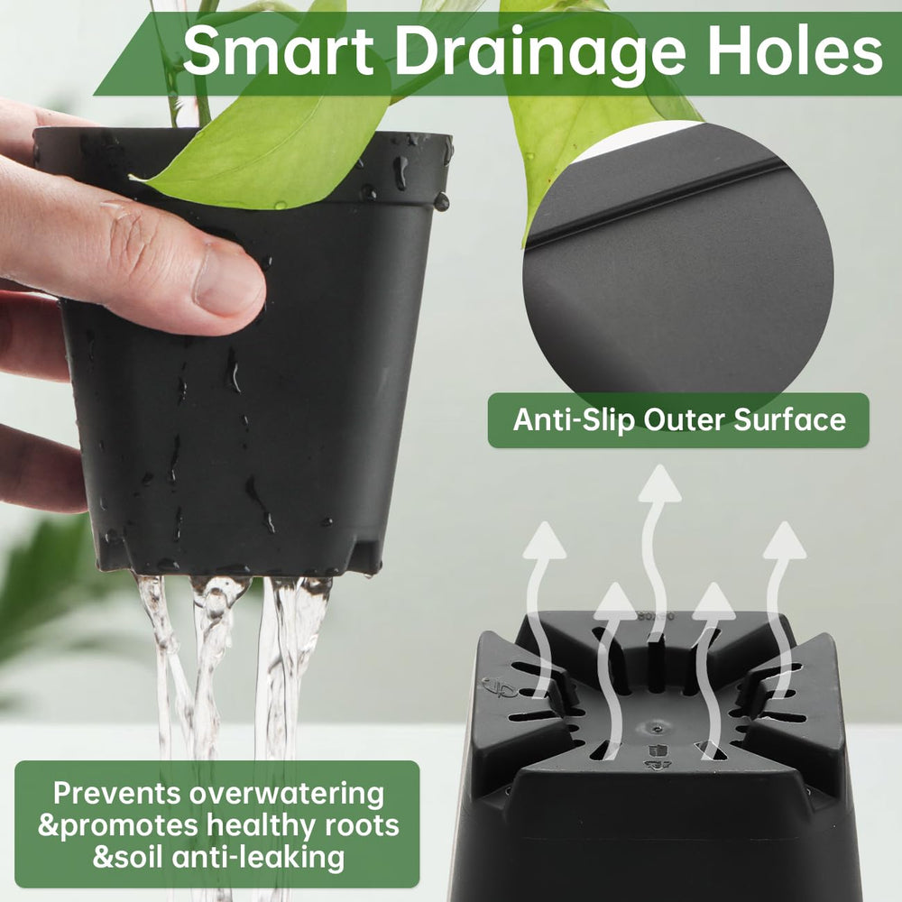 RooTrimmer close-up of bottom drainage holes improving root aeration and water flow
