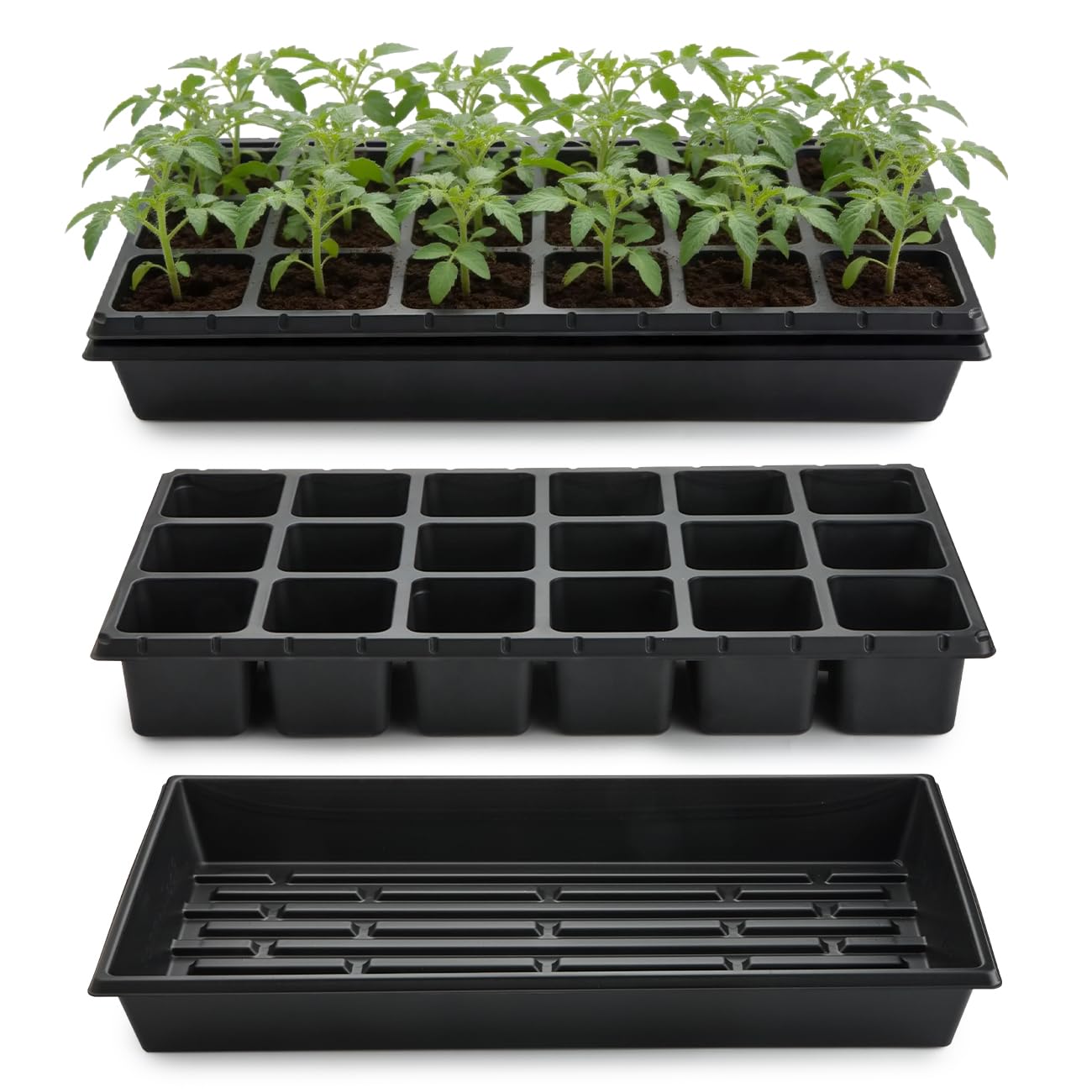 RooTrimmer close-up of cell texture highlighting thick plastic for longevity