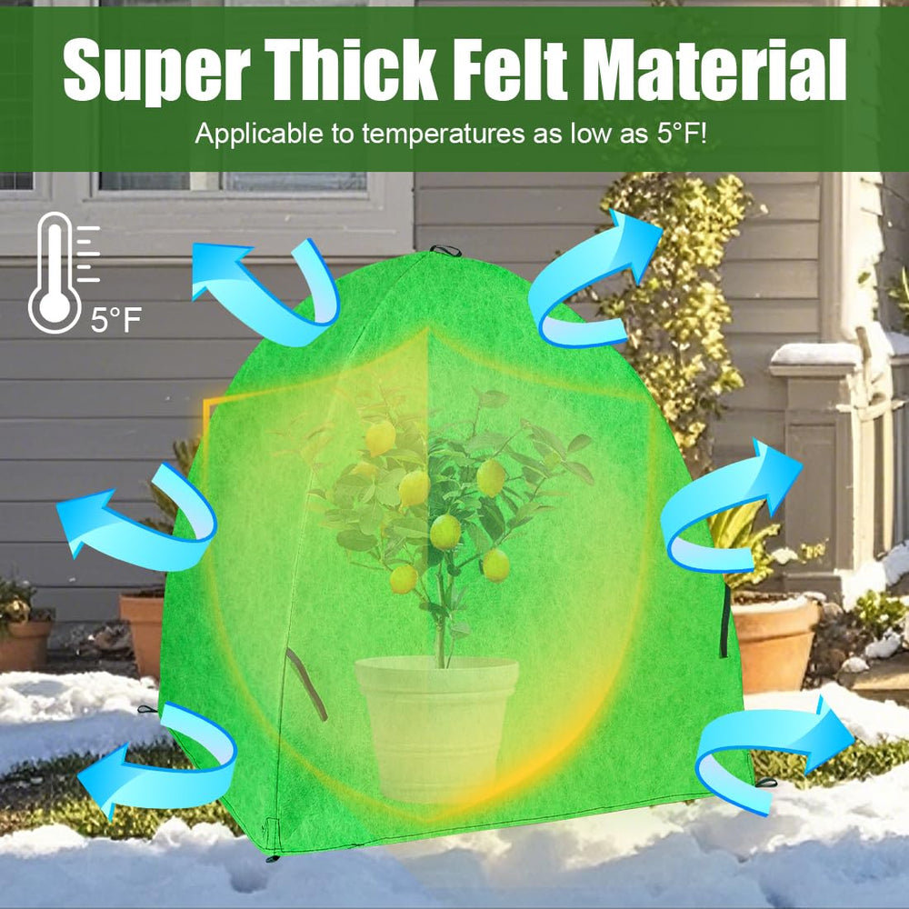 RooTrimmer felt material close-up showing insulation texture for frost defense