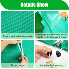 RooTrimmer drawstring bottom sealed to block wind and pests