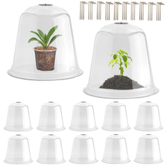 RooTrimmer front view clear cloche showing full coverage and visibility benefit