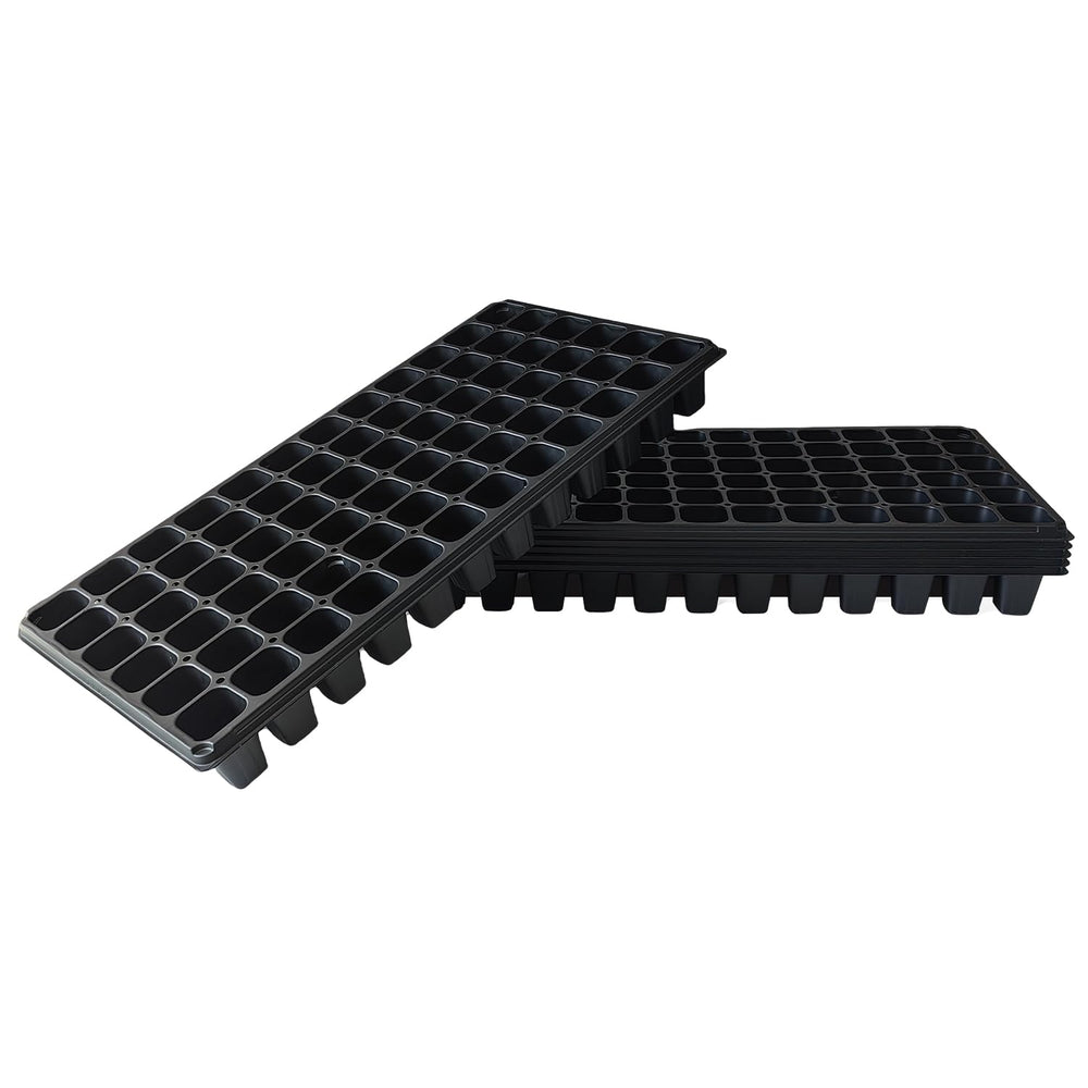 RooTrimmer front view of deep 72 cell tray showing durable construction and uniform cells