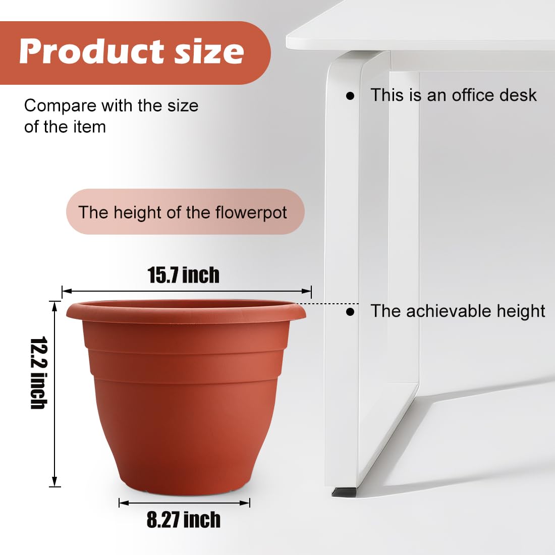 RooTrimmer detalle de textura y material durable resistente al clima