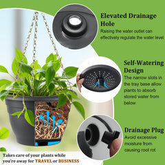 RooTrimmer sturdy metal chain and hook for secure hanging and reliable support