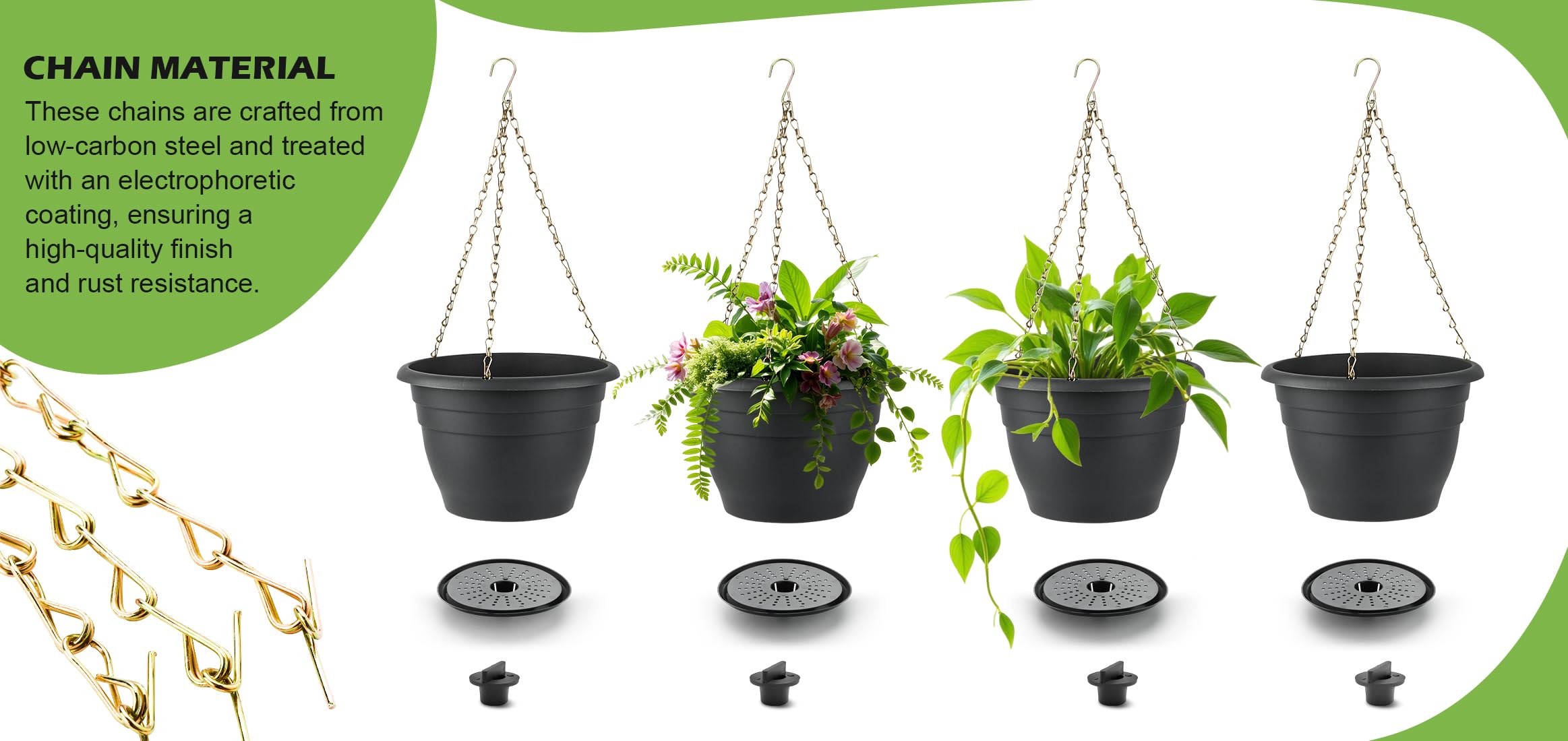 RooTrimmer group of planters on patio highlighting contemporary styling and versatility