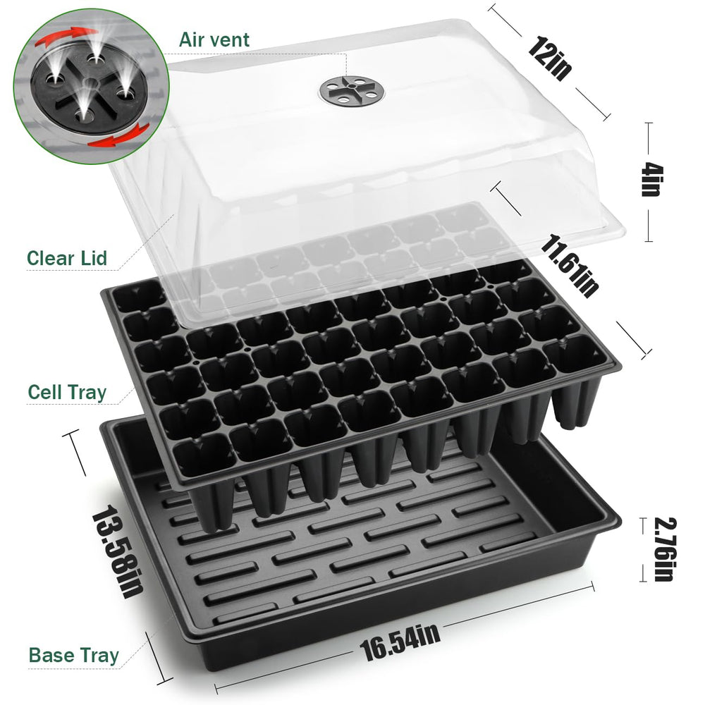 RooTrimmer stacked trays showing compact storage and season-to-season use