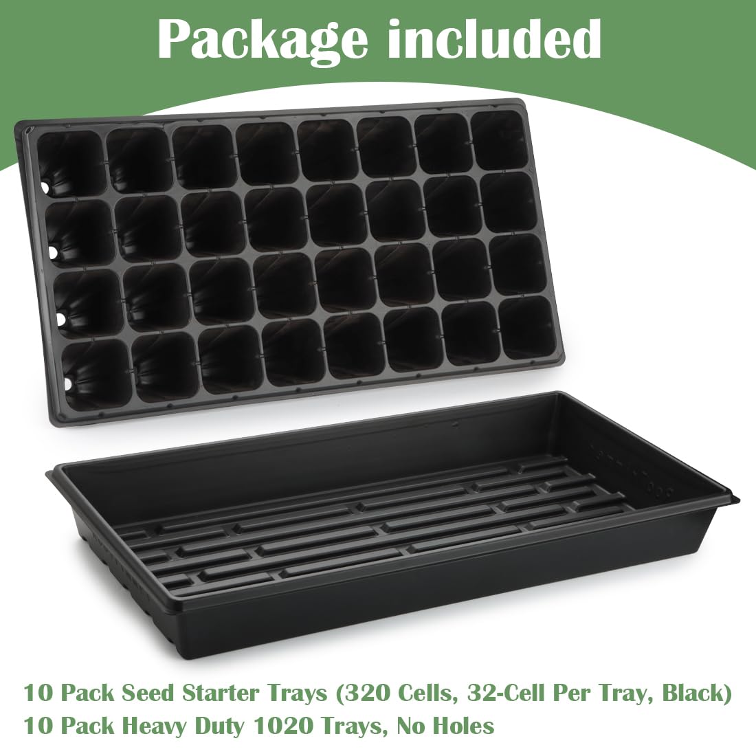RooTrimmer kit contents laid out to show included trays and how they pair together