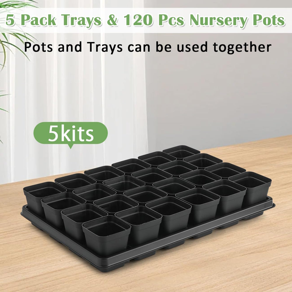 RooTrimmer removed pots displaying cell shape and rounded edges for gentle transplanting