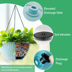 RooTrimmer removable self-watering tray and soil elevator displayed for easy maintenance and consistent moisture