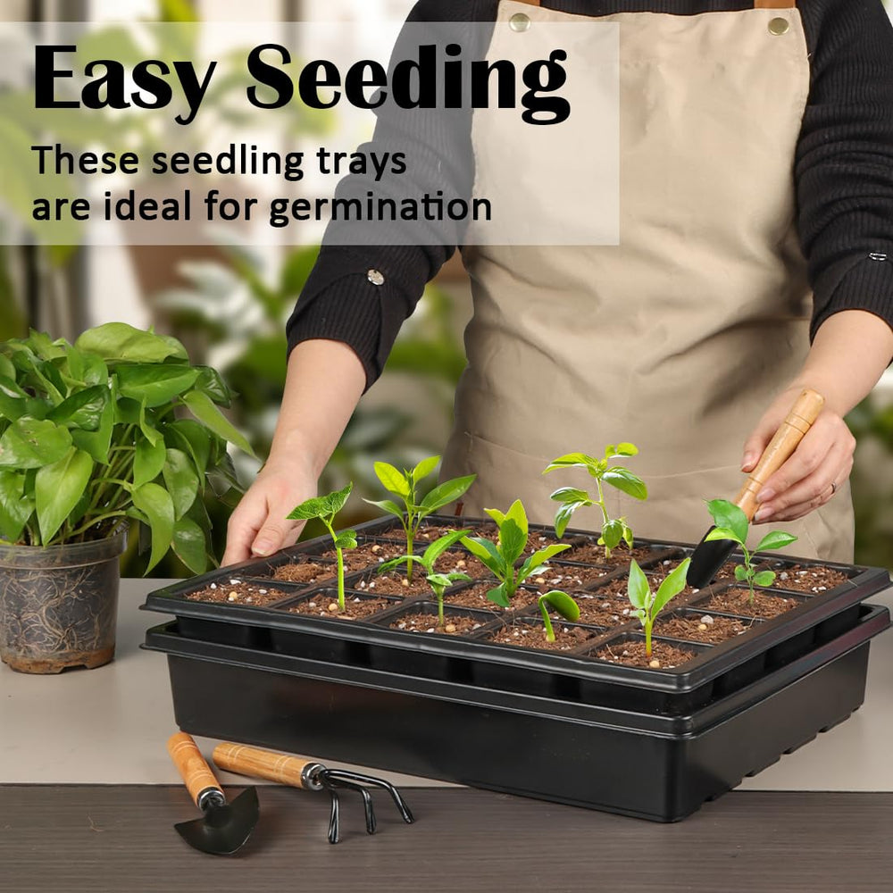 RooTrimmer tray in hand showing scale and lightweight portability