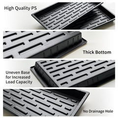 RooTrimmer side profile highlighting 1.6 inch depth for plug tray alignment