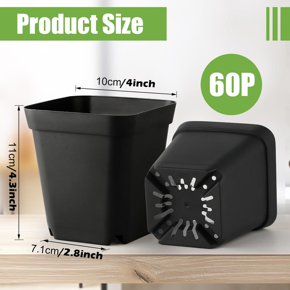 RooTrimmer side profile highlighting 4 inch top and 4.3 inch height durability