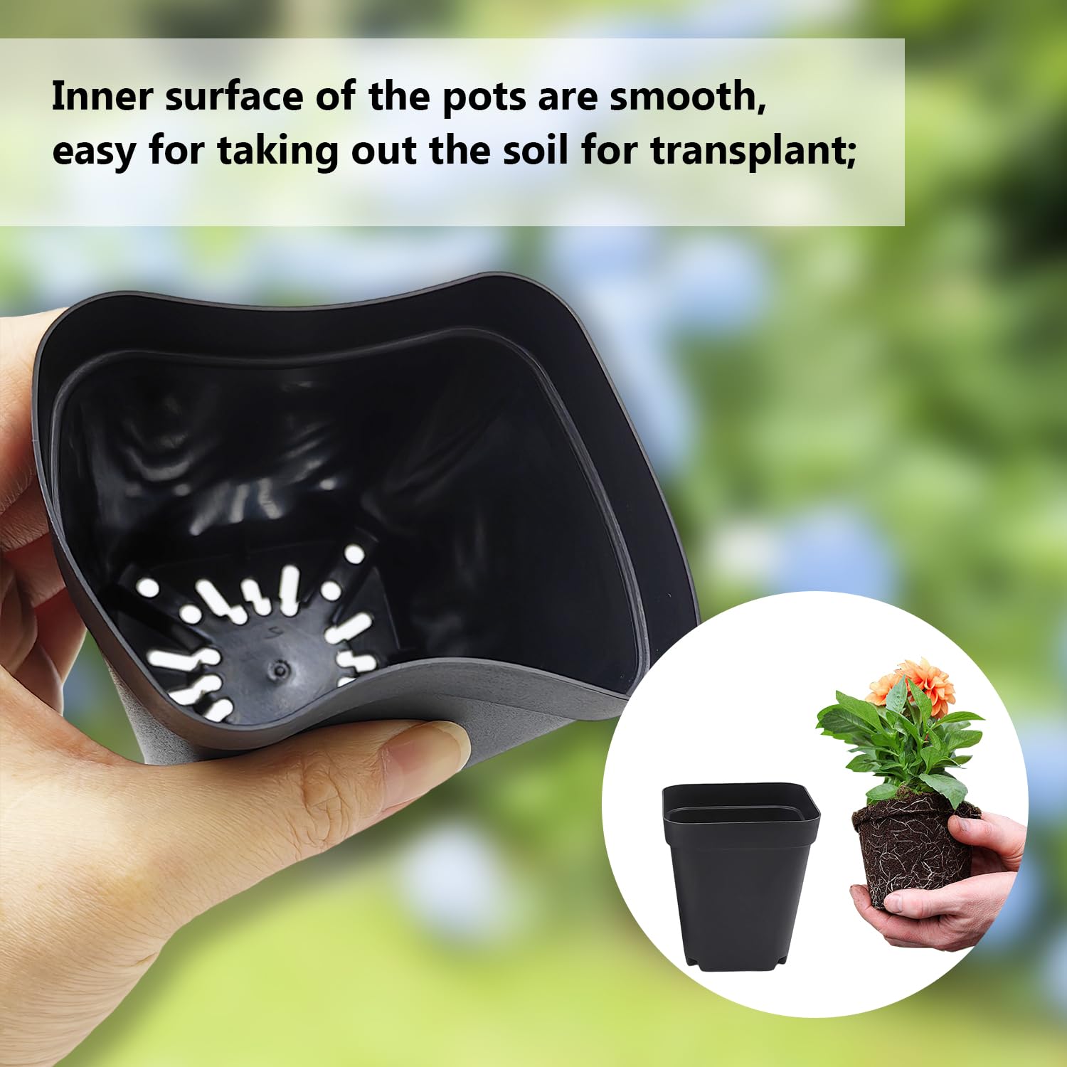 RooTrimmer side profile highlighting square shape for efficient bench use