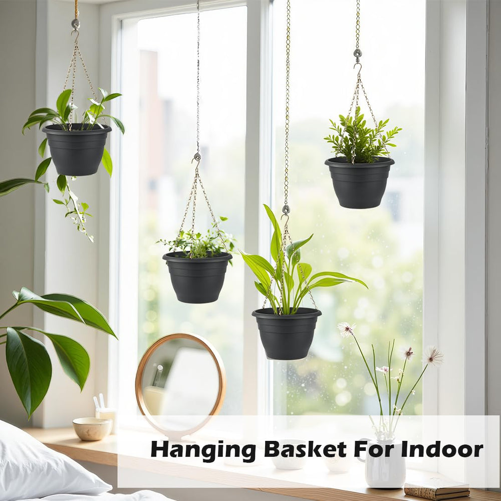 RooTrimmer pot held in hand to show 10-inch scale and lightweight handling