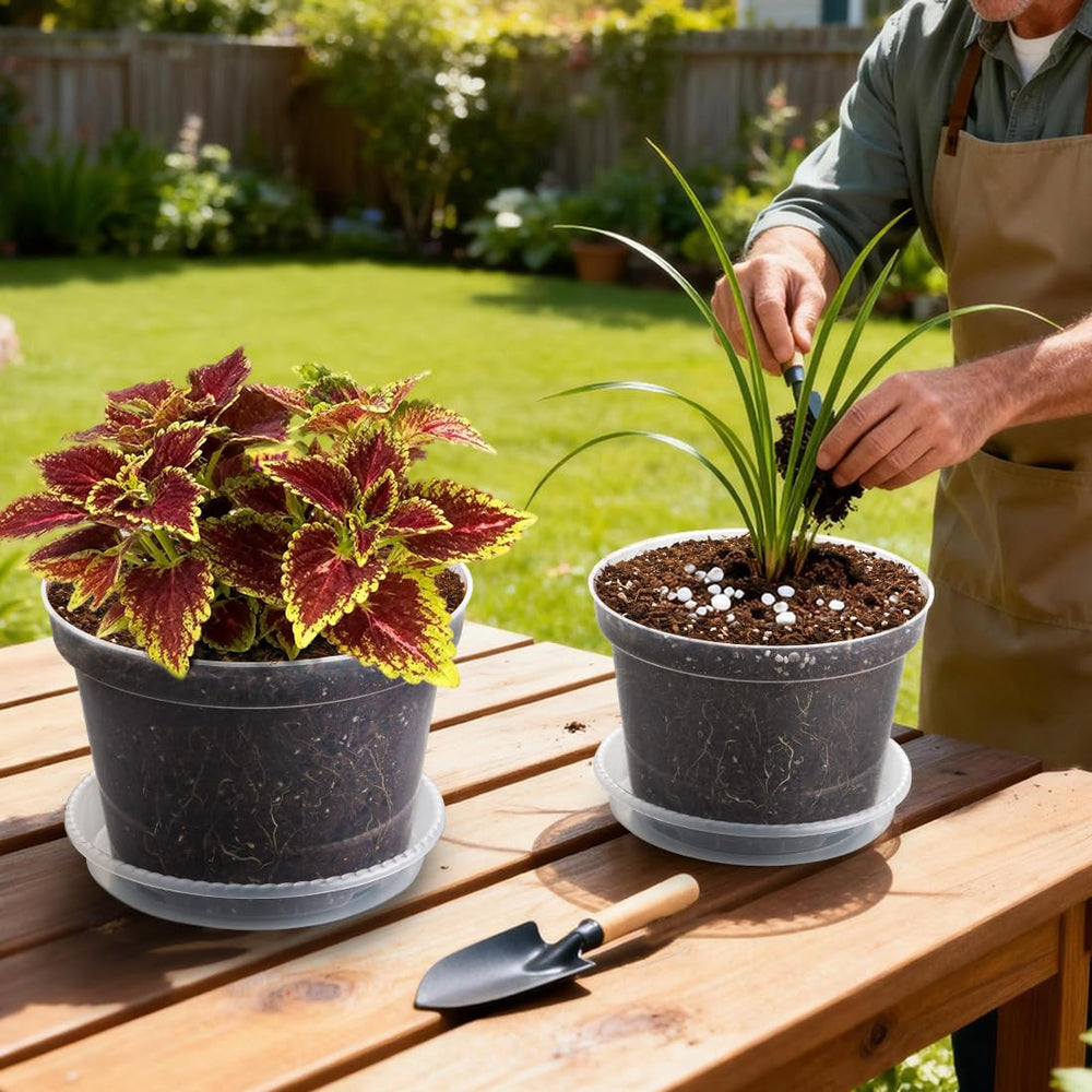 RooTrimmer pot in hand showing scale and lightweight handling benefits