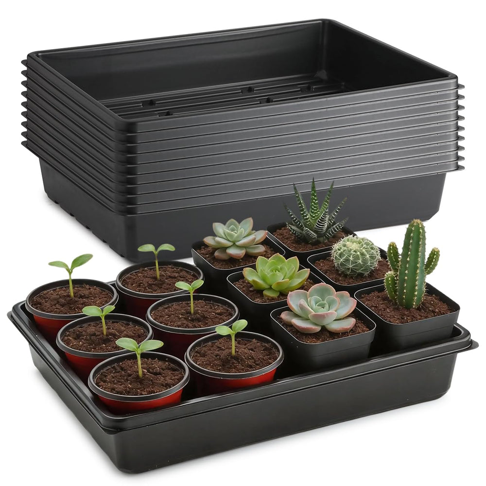 RooTrimmer tray held in hand to show size and sturdy handling benefit