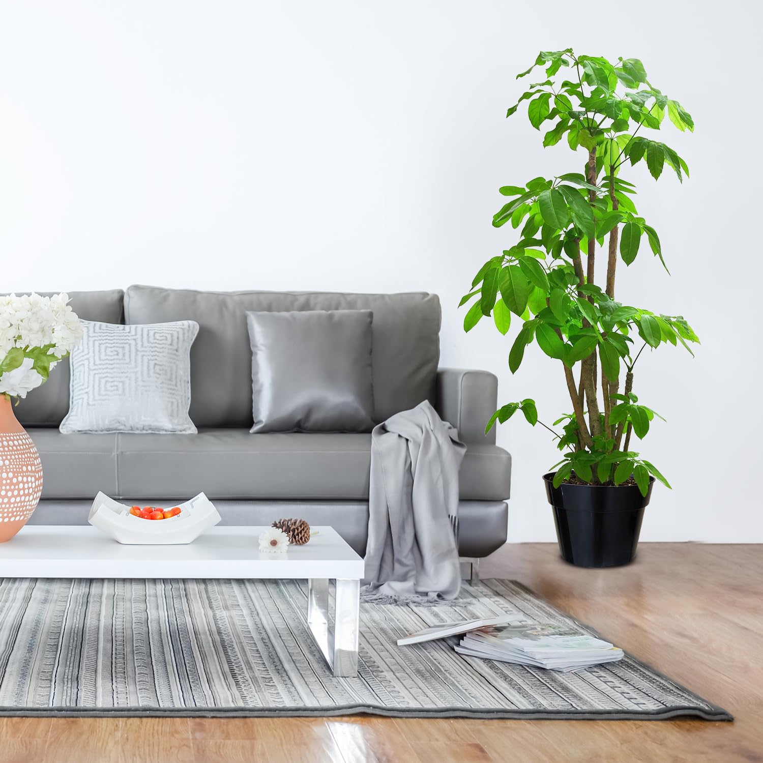 RooTrimmer stacked pots for compact storage and organized greenhouse benefit