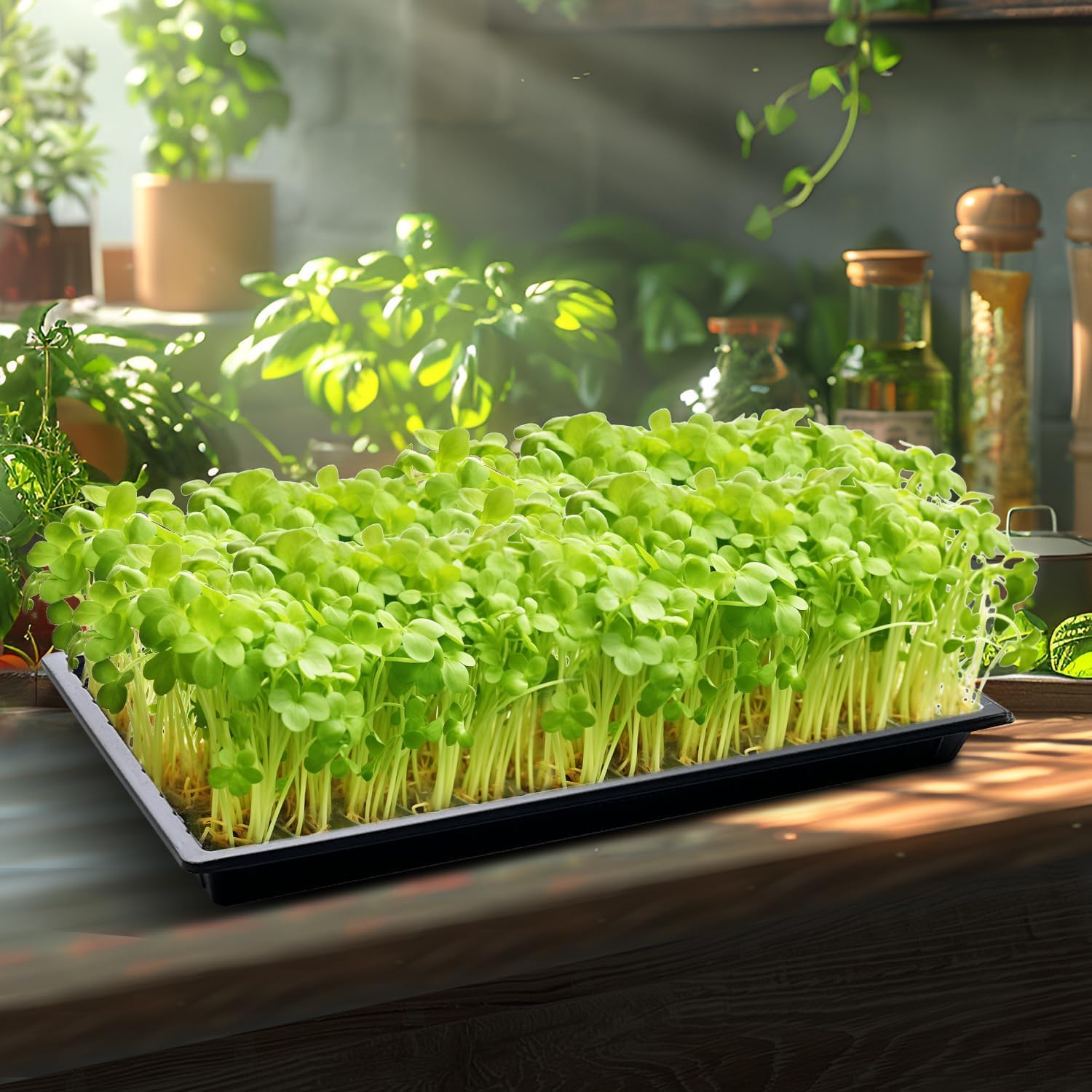 RooTrimmer side profile highlighting 1.6-inch depth and sturdy walls for handling