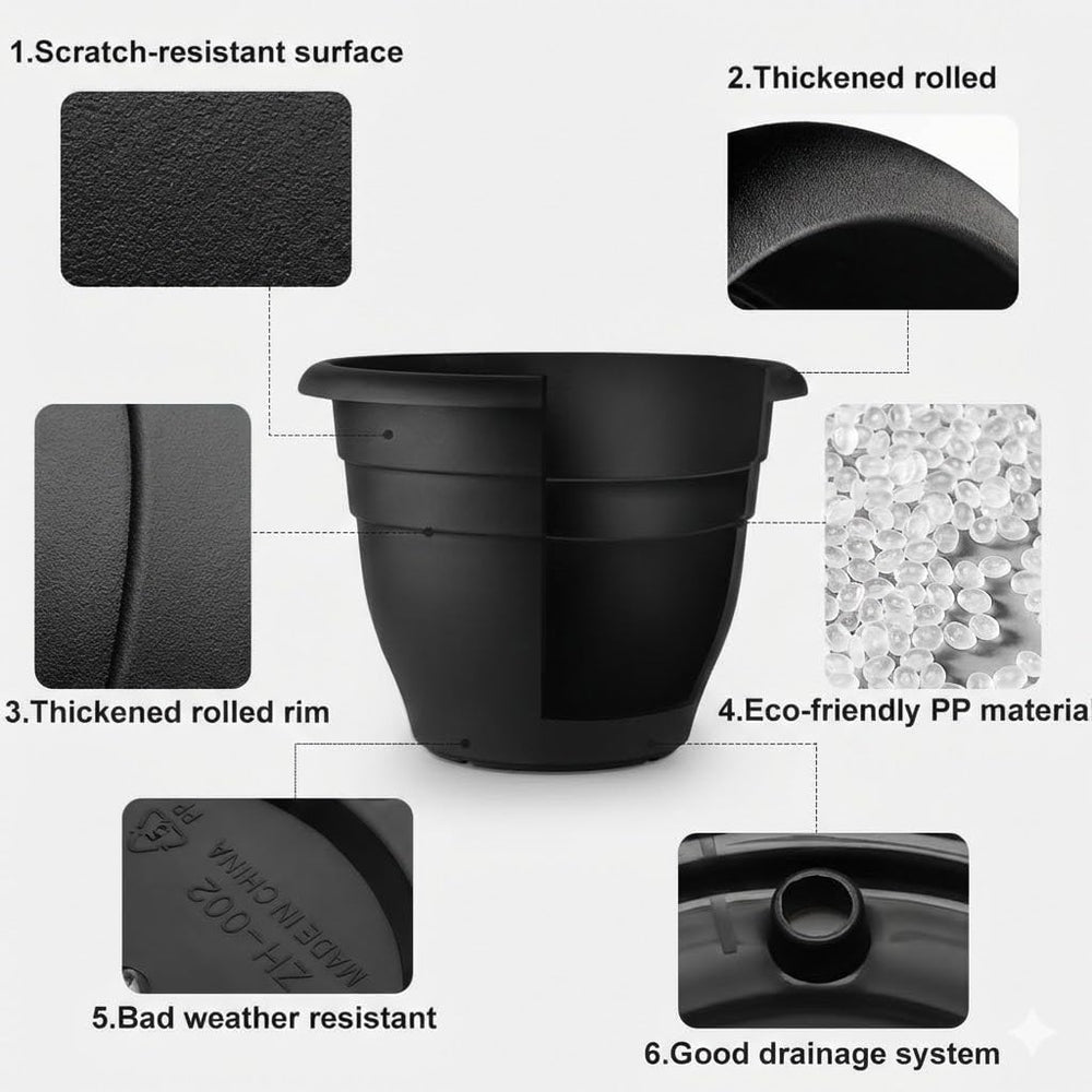 RooTrimmer close-up of thick polypropylene texture for long-lasting durability