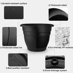 RooTrimmer close-up of thick polypropylene texture for long-lasting durability