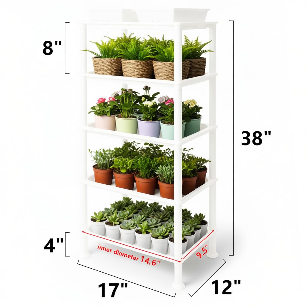 RooTrimmer top tier with seed trays demonstrating efficient planting capacity